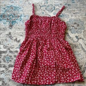 Wild fable red floral sundress